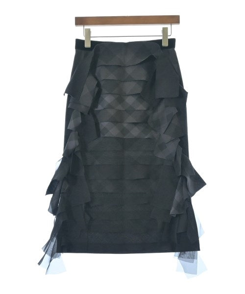 sacai Long/Maxi length skirts Black(Check Pattern) 0357925D0156