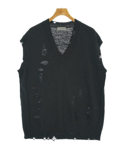 トップス Yohji Yamamoto Pour Homme Knit Vest yohji yamamoto POUR HOMME Vests Black 2001426A0087 | Online Thrift