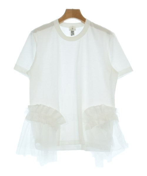 kei ninomiya noir シアートップス　白 noir kei ninomiya Tee Shirts/Tops White 2019326M0106 | Online