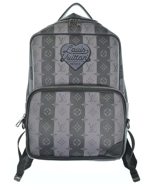 LOUIS VUITTON Backpacks GrayxBlack(Patterned) 4500226E0364