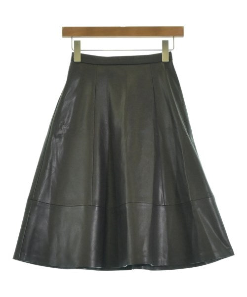 M-Premier BLACK Knee length skirts