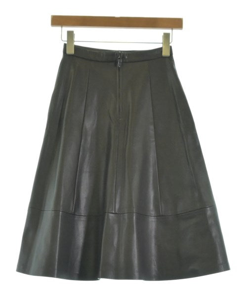 M-Premier BLACK Knee length skirts