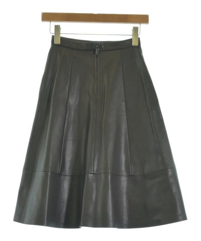 M-Premier BLACK Knee length skirts