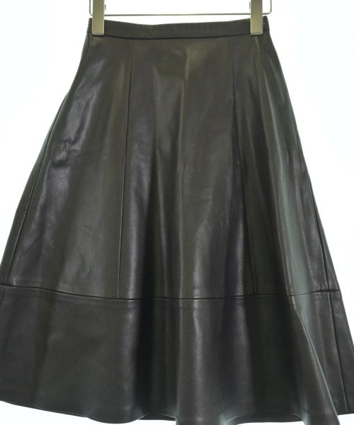 M-Premier BLACK Knee length skirts
