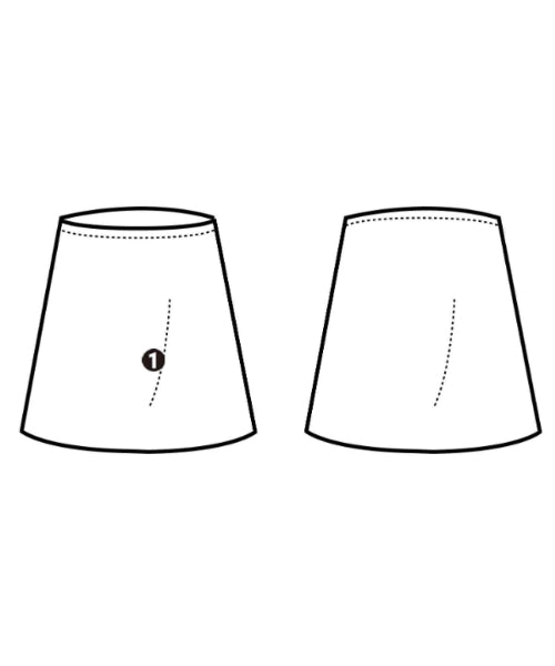 QUEENS COURT Knee length skirts