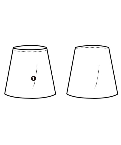 QUEENS COURT Knee length skirts