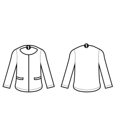 Theory Collarless jackets