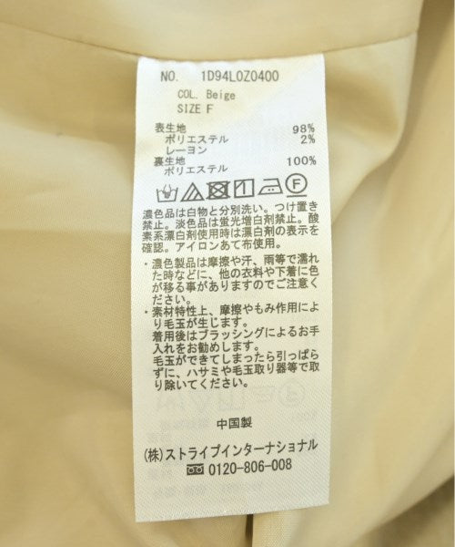 EARTH MUSIC&ECOLOGY Soutien collar coats