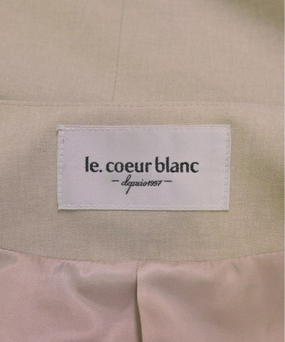 le coeur blanc Collarless jackets