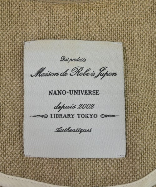 nano UNIVERSE Collarless jackets