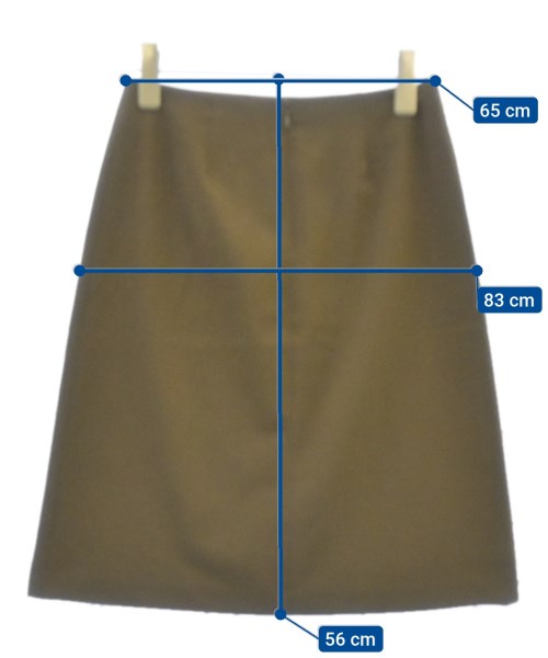 UNTITLED Knee length skirts