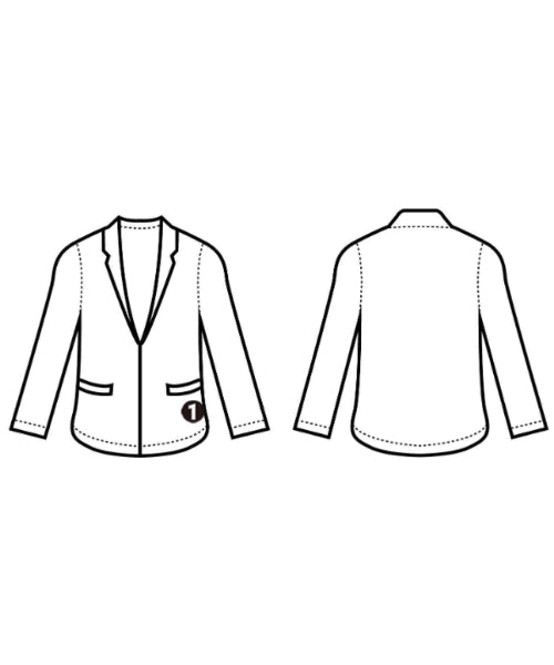 PLST Collarless jackets