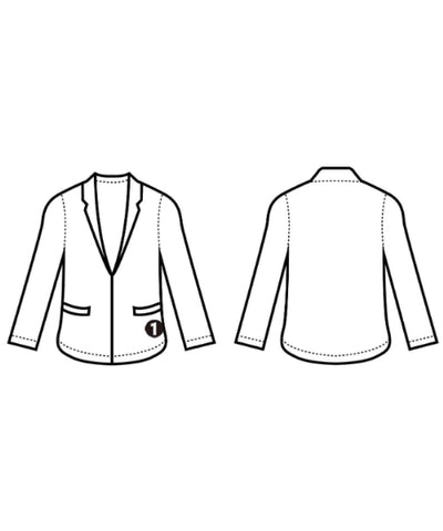 PLST Collarless jackets