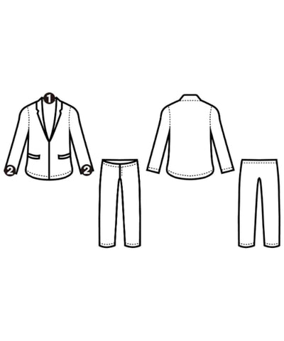 Green Label Relaxing Business suits