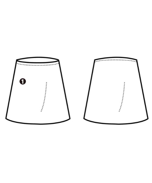 Chesty Knee length skirts