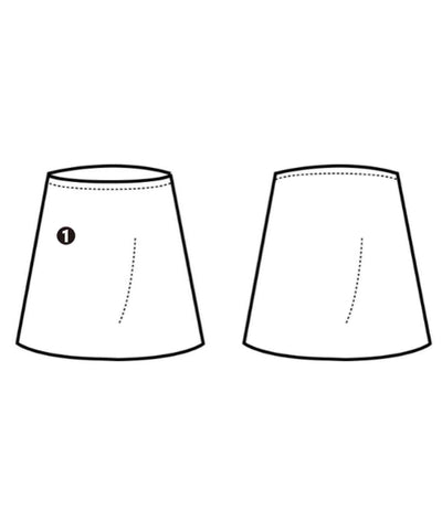 Chesty Knee length skirts