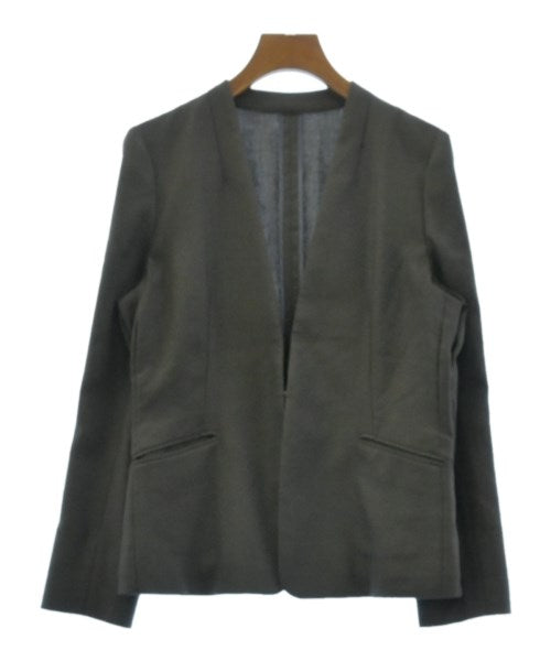 green label relaxing Collarless jackets