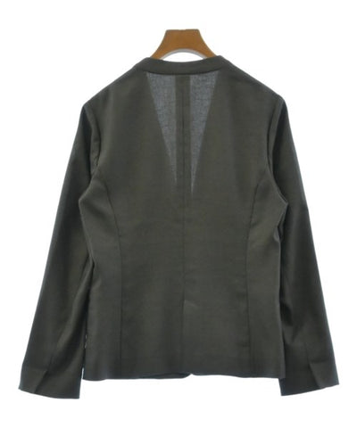 green label relaxing Collarless jackets