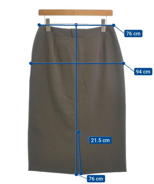 green label relaxing Knee length skirts