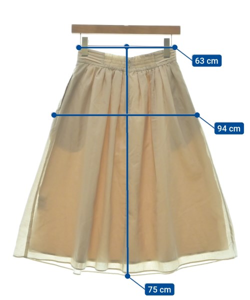 green label relaxing Knee length skirts