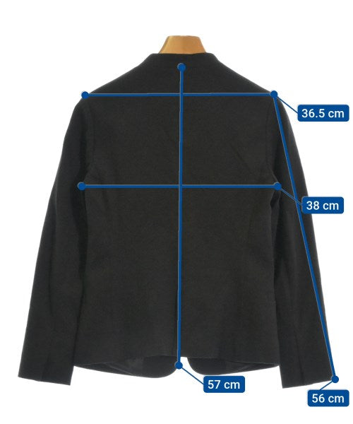 green label relaxing Collarless jackets