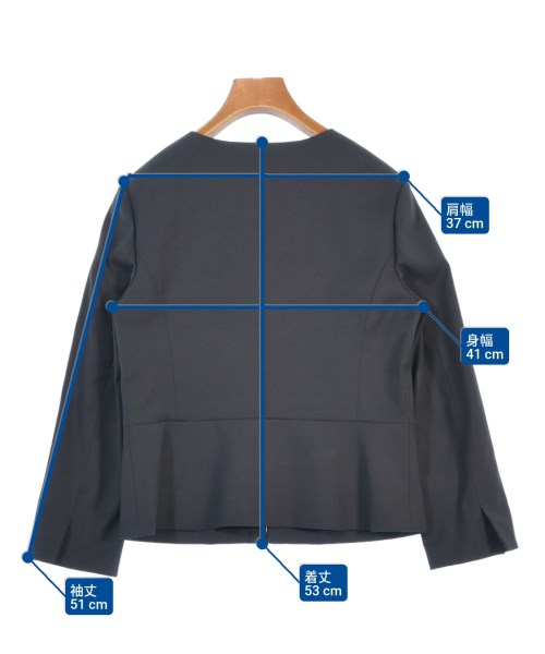 green label relaxing Collarless jackets