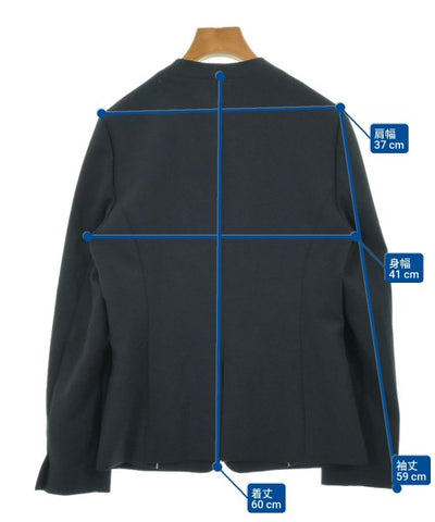 green label relaxing Collarless jackets