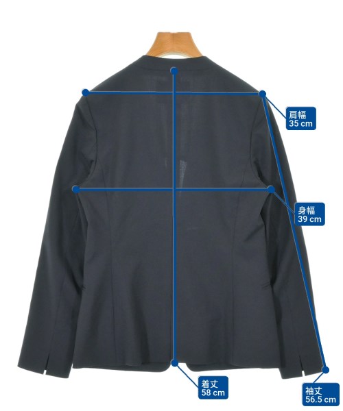 green label relaxing Collarless jackets