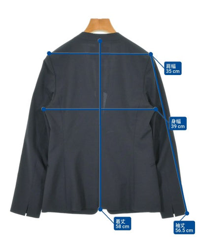 green label relaxing Collarless jackets