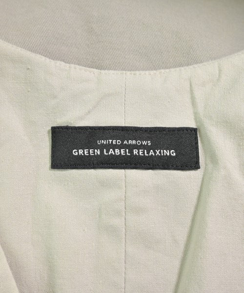 green label relaxing Collarless jackets