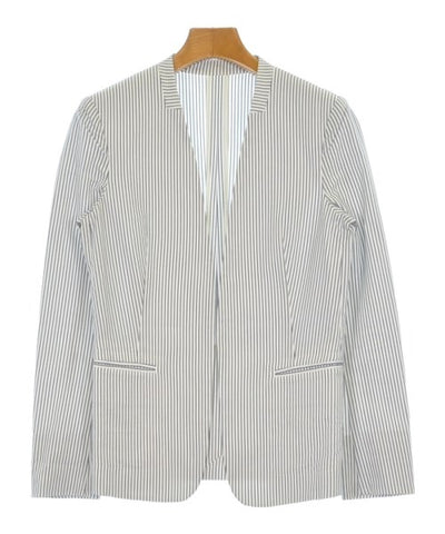 green label relaxing Collarless jackets