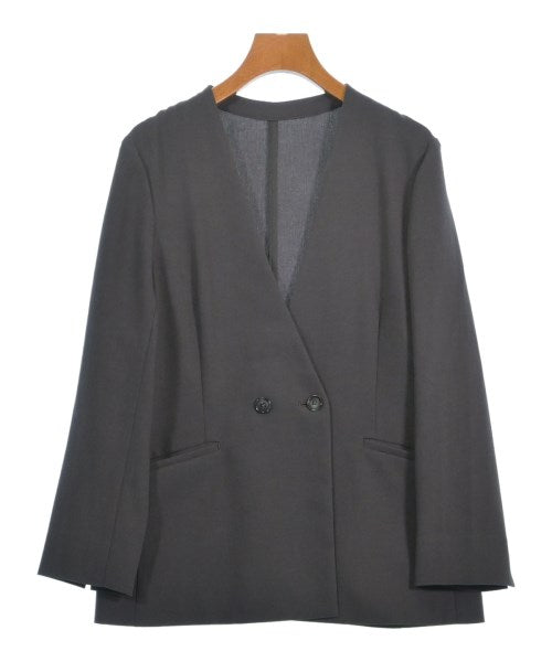 green label relaxing Collarless jackets