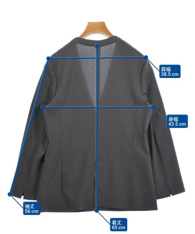 green label relaxing Collarless jackets