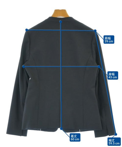 green label relaxing Collarless jackets