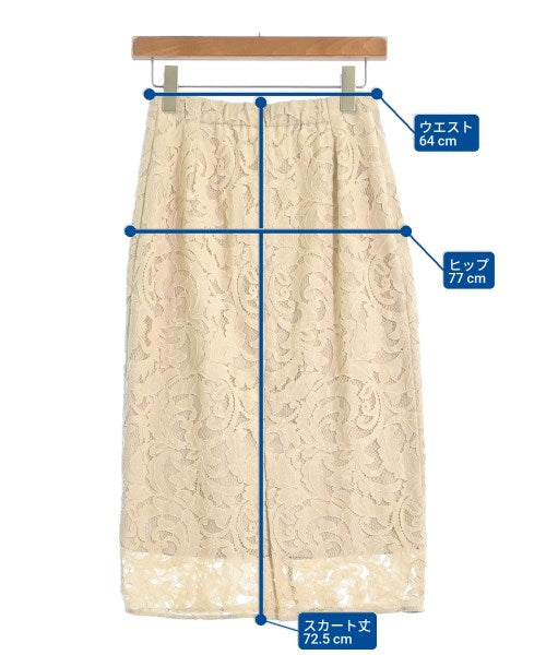 green label relaxing Knee length skirts