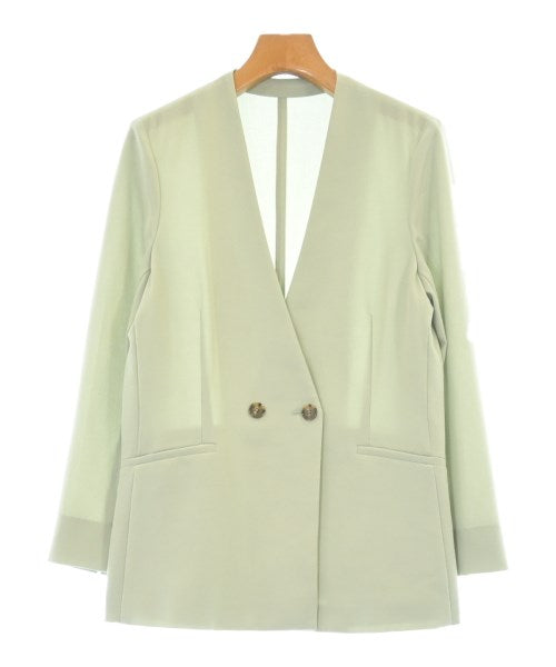 green label relaxing Collarless jackets