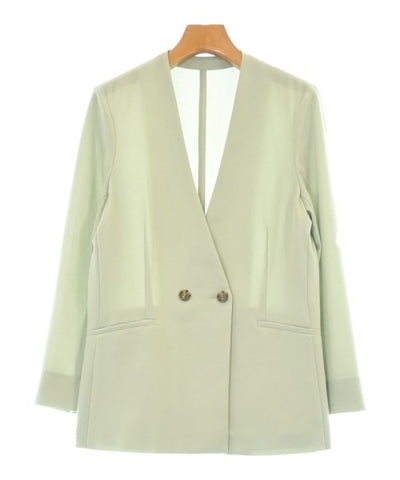 green label relaxing Collarless jackets
