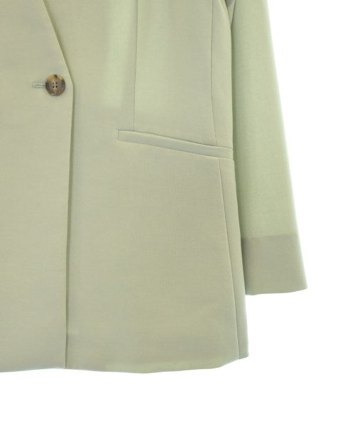 green label relaxing Collarless jackets