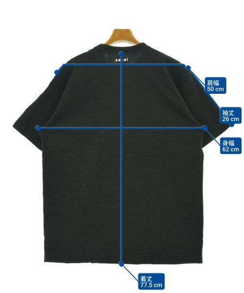 sacai Tee Shirts/Tops Black 0303926Y0123 | Online Thrift Store