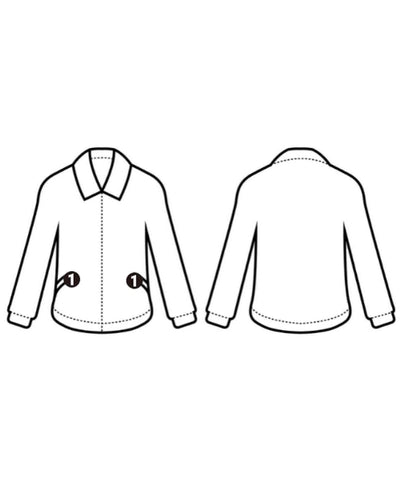 HYKE Millitary jackets