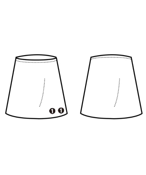 HYKE Knee length skirts