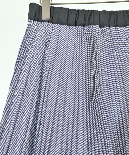 sacai Long/Maxi length skirts BluexWhitexNavy 0357926L0031
