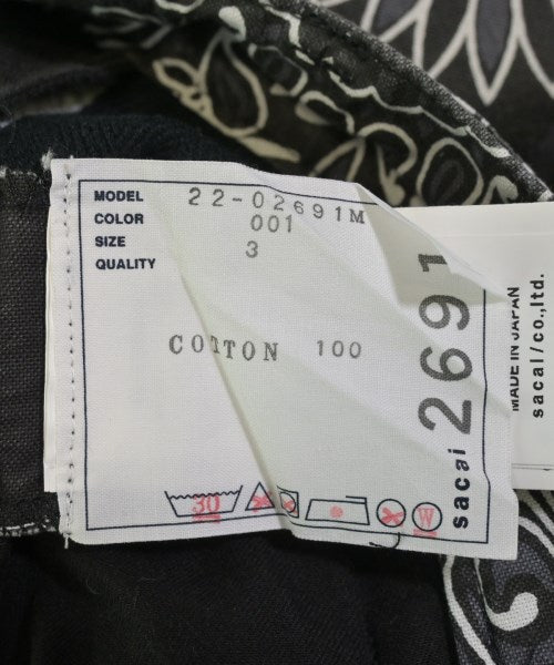 sacai Other GrayxWhite(Patterned) 0357926L0096 | Online Thrift