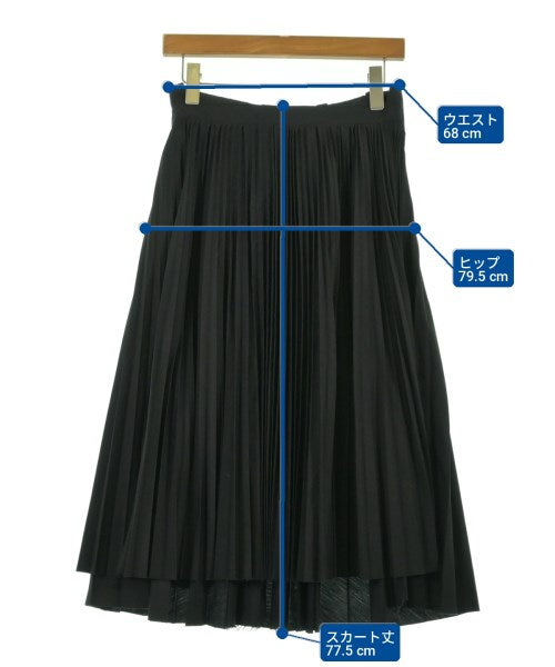 アーツアンドサイエンス Tuck Long Easy Skirt sacai Long/Maxi length skirts Black 0357926S0022 | Online Thrift