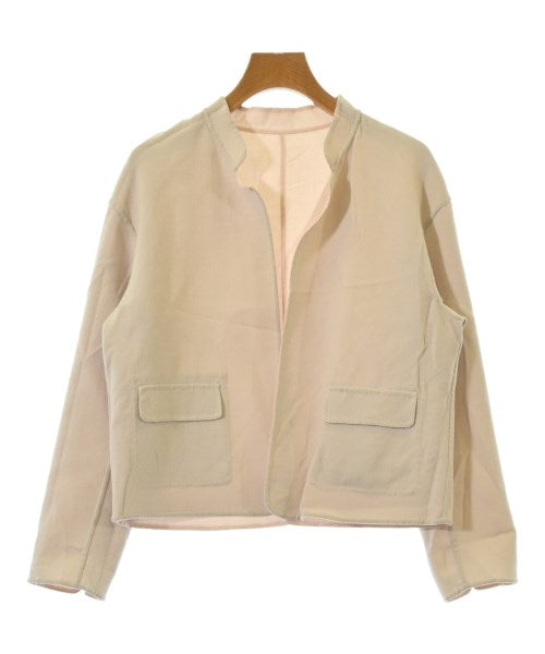 BEIGE, Collarless jackets
