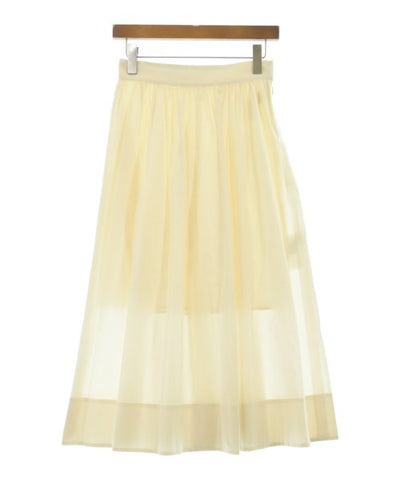 BEIGE, Knee length skirts
