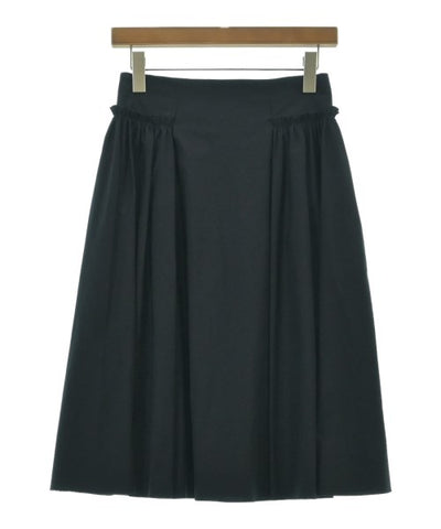 M-Premier BLACK Knee length skirts