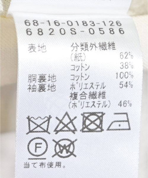 Demi-Luxe BEAMS Collarless jackets