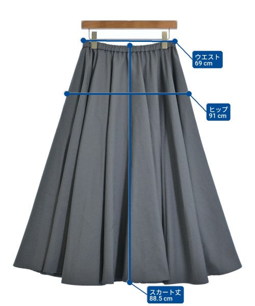 mizuiro ind Long/Maxi length skirts Gray 0382526L0065 | Online