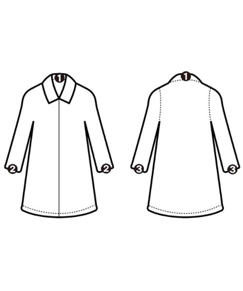 MACKINTOSH PHILOSOPHY Soutien collar coats